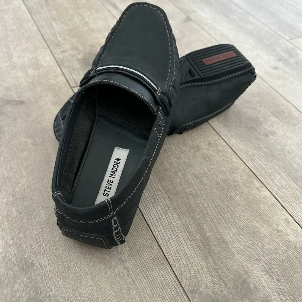 Steve Madden Grab Leather Slip-On Shoes Men’s size 10.5 Loafers